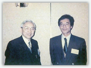 長谷川和夫（聖マリアンナ医科大学元学長当院院長の叔父）と日本医学会総会にて